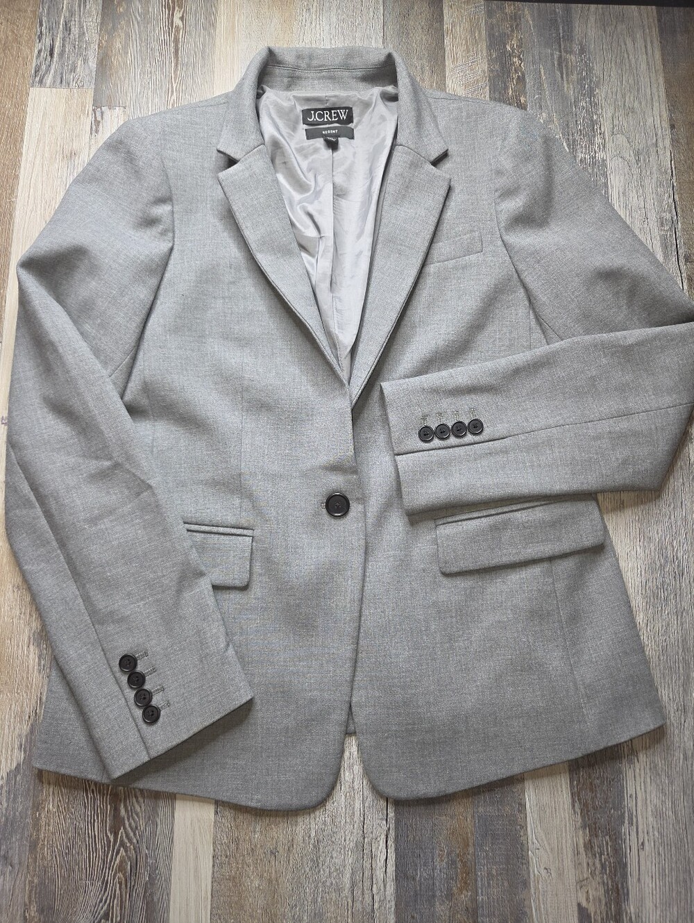 J. Crew Regent Blazer Grey Womens 10